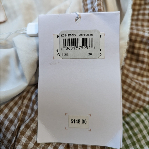 GAL MEETS GLAM Alma Two- Color Gingham Halter Neck Dress 20 - Picture 12 of 15